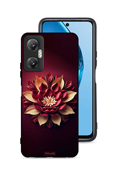 Tolwak غطاء حماية لهاتف Infinix Hot 20 5G بتصميم زهور تجريدية