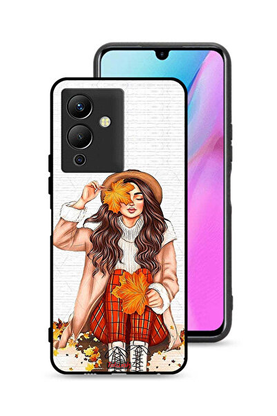 Tolwak غطاء حماية لهاتف Infinix Note 12 Pro 5G يحمل صورة أوراق الخريف