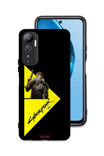 Tolwak غطاء حماية لهاتف Infinix Hot 20 4G بتصميم Cyberpunk 2077