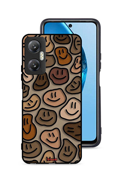 Tolwak غطاء حماية لهاتف Infinix Hot 20 5G برسومات وجوه مبتسمة