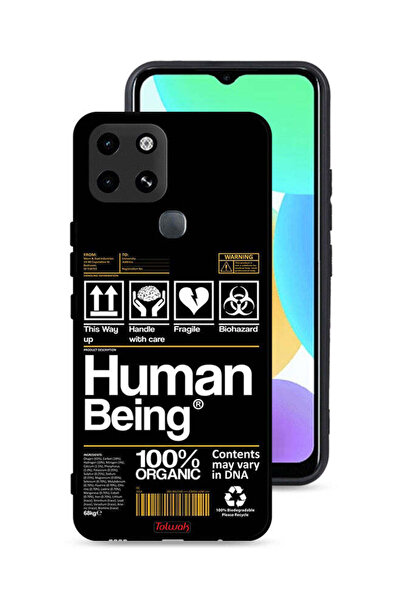 Tolwak غطاء حماية لهاتف Infinix Smart 6 بملصق إنسان