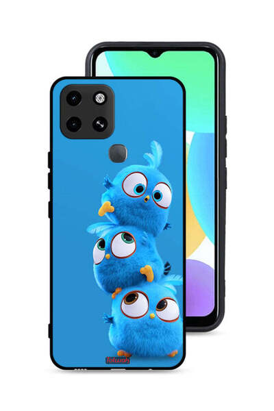 Tolwak غطاء حماية لهاتف إنفينيكس سمارت 6 بنقشة طيور لطيفة