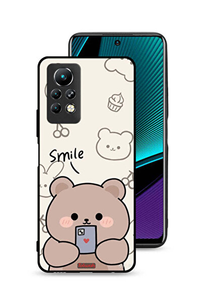 Tolwak غطاء حماية لهاتف إنفينيكس نوت 11 برو برسومات الدب المبتسم