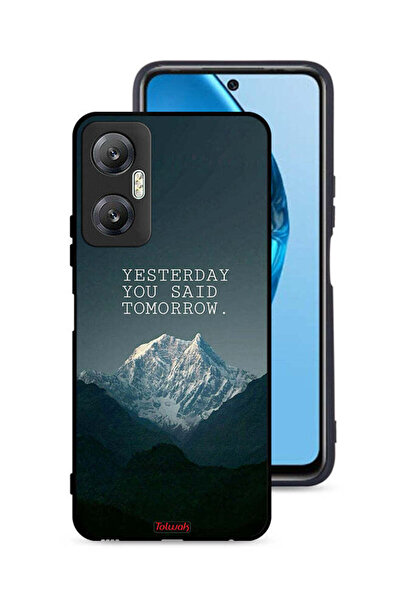 Tolwak غطاء حماية لهاتف Infinix Hot 20 5G مكتوب عليه "بالأمس قلت غدًا"