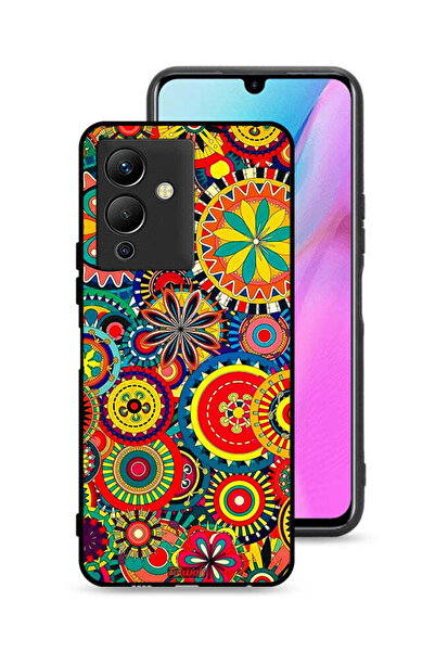 Tolwak غطاء حماية لهاتف Infinix Note 12 Pro 5G بنمط ماندالا ملون