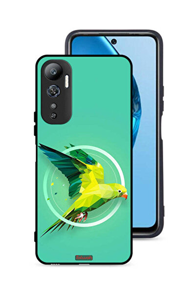 Tolwak غطاء حماية لهاتف Infinix Hot 20 4G بتصميم فن تجريدي ببغاء
