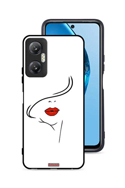 Tolwak غطاء حماية لهاتف Infinix Hot 20 5G برسومات وجه فتاة