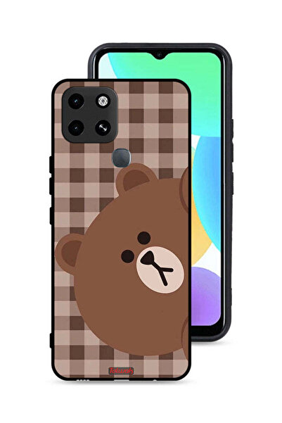 Tolwak غطاء حماية على شكل دب لهاتف إنفينيكس سمارت 6