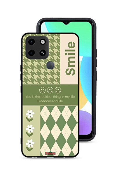 Tolwak غطاء حماية لهاتف Infinix Smart 6 - الابتسامة هي أسعد شيء في حياتي