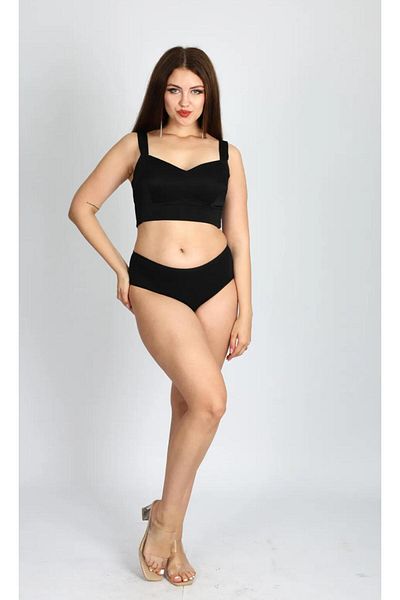 Vitollex 4-Piece Combed Cotton Rib 100% Cotton Bato Women's Panties