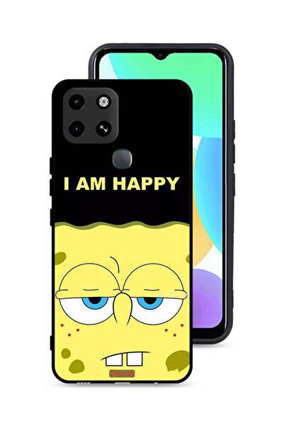 Tolwak غطاء حماية لهاتف Infinix Smart 6 أنا سعيد