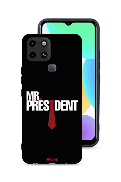 Tolwak غطاء حماية لهاتف Infinix Smart 6 Mr President