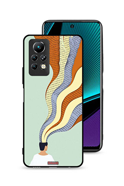 Tolwak غطاء حماية لهاتف Infinix Note 11 Pro - تصميم فني مع رسومات Data In Mind