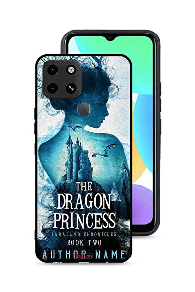 Tolwak غطاء حماية لهاتف Infinix Smart 6 بتصميم أميرة التنين