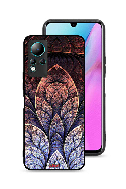Tolwak غطاء حماية لهاتف Infinix Note 11 بتصميم زهور كسورية تجريدية