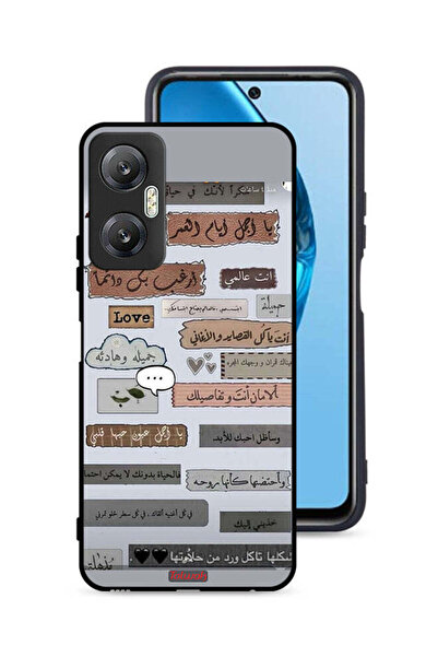 Tolwak غطاء حماية لهاتف Infinix Hot 20 5G بعبارات حب عربية