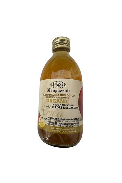 Deco Italia Unfiltered apple cider vinegar with matcha and lemon, 250ml