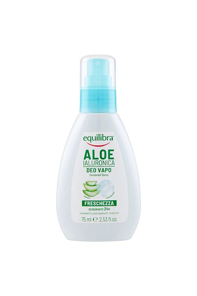 Equilibra Aloe Deo-Vapo, Deodorant with Vaporizer, EQUILIBRA, 75 ml