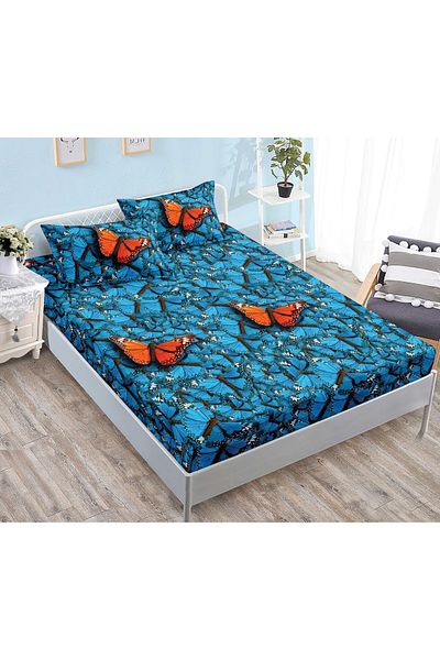 CHIRASO CHIRASO Set Bed Cover, Fine Cotton, 180x200 cm and 2 Pillowcases 80x52 cm