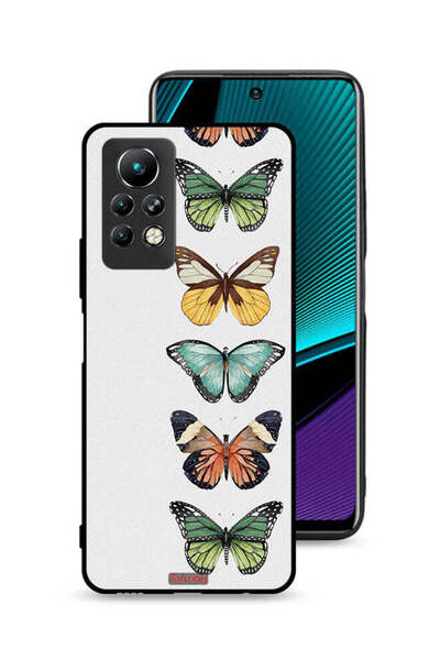 Tolwak غطاء حماية لهاتف إنفينيكس نوت 11 برو بنقشة أربع فراشات