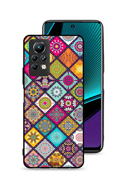 Tolwak غطاء حماية لهاتف إنفينيكس نوت 11 برو بنقشة مربعات ماندالا