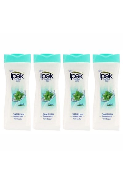 İpek Silk Shampoo 480 ml All Hair Menthol 4 Pcs