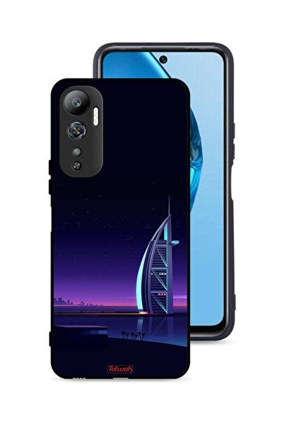 Tolwak غطاء حماية لهاتف إنفينيكس هوت 20 4G برسومات برج العرب الرقمية