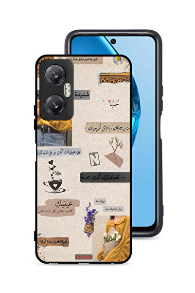 Tolwak غطاء حماية لهاتف إنفينيكس هوت 20 5G بعبارات حب عربية