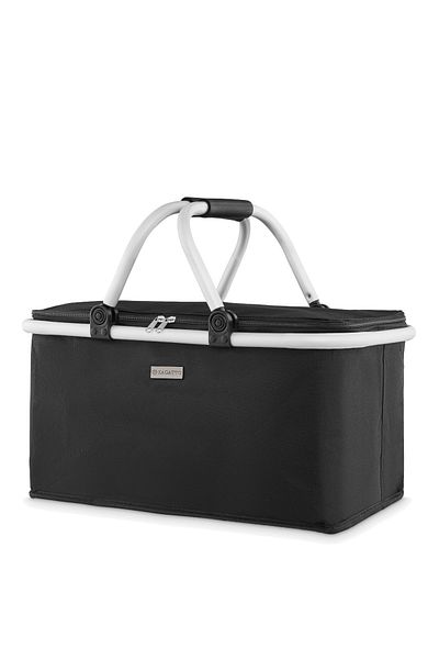 zagatto Coș frigorific pliabil pentru picnic, negru, pentru cumpărături, portbagaj sau utilizare în exterior, ZG744