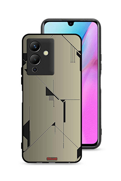 Tolwak غطاء حماية لهاتف Infinix Note 12 Pro 5G بتصميم تجريدي بسيط وفن رقمي