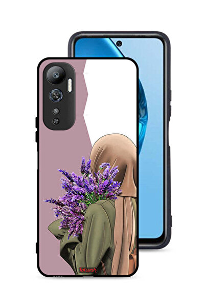 Tolwak غطاء حماية لهاتف Infinix Hot 20 4G مزين بزهرة