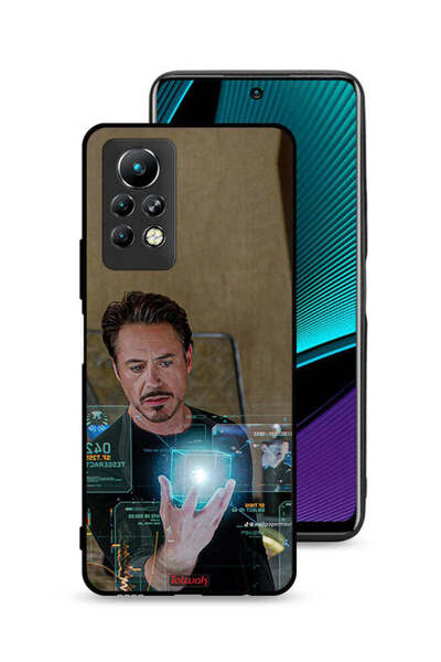 Tolwak غطاء حماية لهاتف Infinix Note 11 Pro بتصميم Iron Man