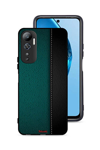 Tolwak غطاء حماية جلدي بنقشة جلدي لهاتف Infinix Hot 20 4G