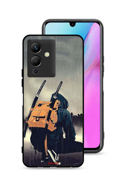 Tolwak غطاء حماية لهاتف Infinix Note 12 Pro 5G بتصميم سيف ساموراي رقمي