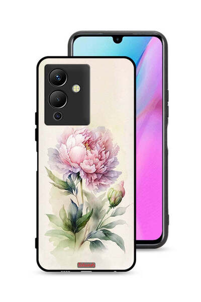 Tolwak Infinix Note 12 Pro 5G Protective Case Cover Watercolor Rose Paint Art