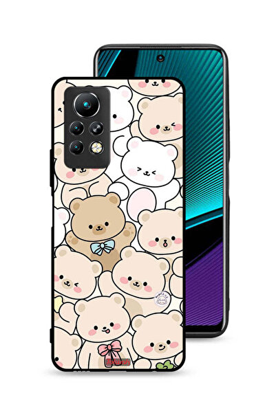 Tolwak غطاء حماية لهاتف Infinix Note 11 Pro بنقشة دببة