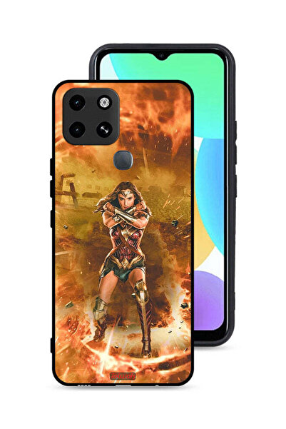 Tolwak غطاء حماية لهاتف Infinix Smart 6 Wonder Women