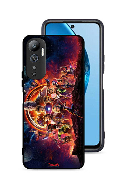 Tolwak غطاء حماية لجهاز Infinix Hot 20 4G بتصميم Avengers