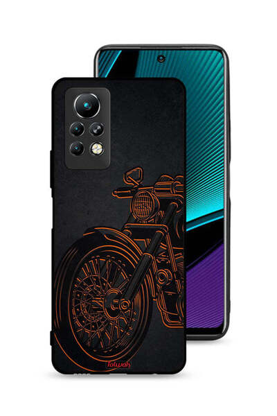 Tolwak غطاء حماية لهاتف Infinix Note 11 Pro بتصميم دراجة كلاسيكية