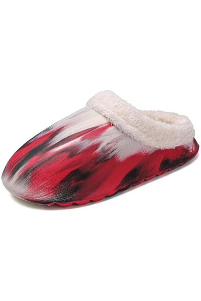 MBrands Slippers, winter clogs MBrands, fur lined, waterproof 42-43 Red