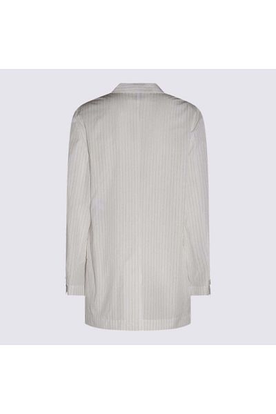 MM6 Maison Margiela Sacou Mm6 Maison Margiela din bumbac alb