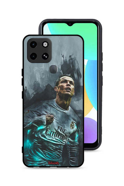 Tolwak غطاء حماية لهاتف Infinix Smart 6 بتصميم كريستيانو رونالدو