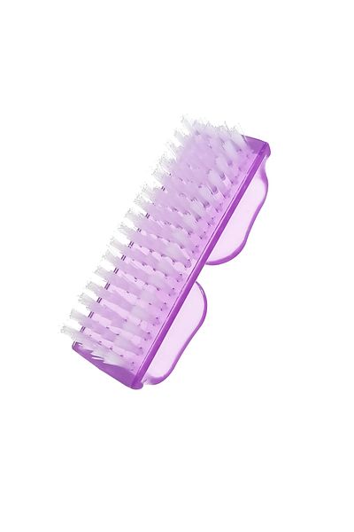 OEM Nail brush with handle, J29-V23 00102, length 80mm, in blister, purple