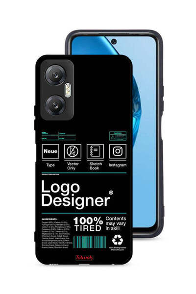 Tolwak غطاء حماية لهاتف Infinix Hot 20 5G مع ملصق شعار مصمم