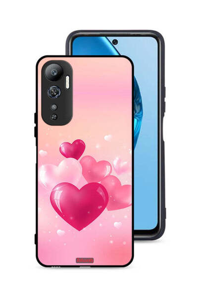 Tolwak غطاء حماية لهاتف Infinix Hot 20 4G برسومات قلوب جميلة