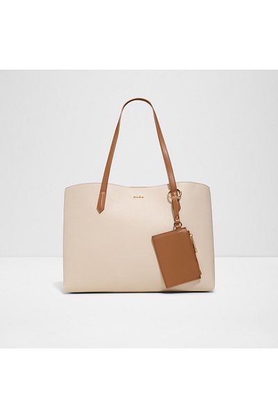 Aldo Beige L City Handbags for Female