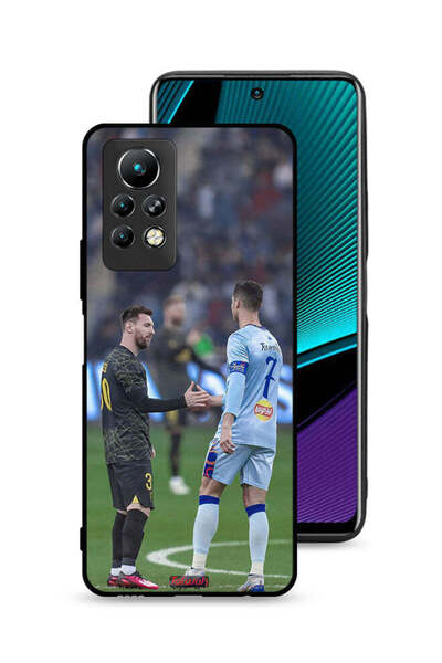 Tolwak غطاء حماية لهاتف إنفينيكس نوت 11 برو ميسي ورونالدو