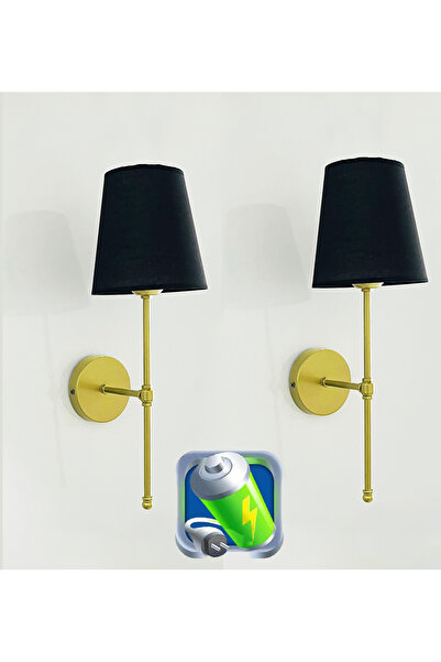 gaziantepavize Şarj Et Kullan Gold Saray Şarjlı Pilli Aplik Siyah Şapka Metal...