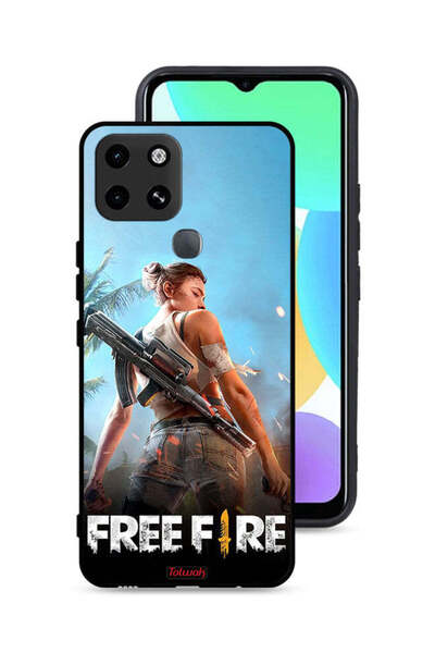 Tolwak غطاء حماية لجهاز Infinix Smart 6 Free Fire