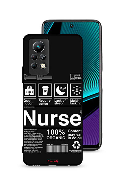 Tolwak غطاء حماية لجهاز Infinix Note 11 Pro، ملصق ممرضة